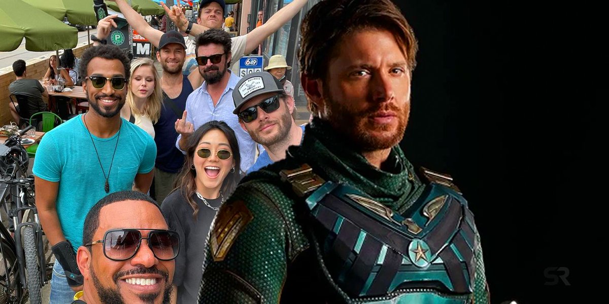 Screen Rant Homelander Actor Antony Starr Shares A New Image Of Theboys Cast Hanging Out With Soldier Boy Actor Jensen Ackles T Co Y3bdygkyho T Co 4ujwk6etdo