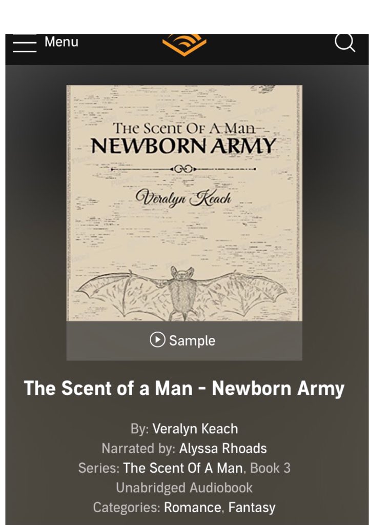 Veralyn_Keach's tweet photo. #audiobooks available now on #Audible   #Nowplaying #NP 
Book III “The Scent Of A Man” #series Newborn Army #fantasy #scifi #paranormal #vampires #Werewolf #shapeshifters #newbornarmy https://t.co/acs89lpu33 https://t.co/bj1HYCJWx0