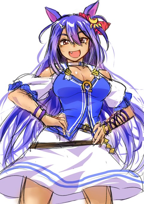 ヒシアマゾン実装なので祈願絵 