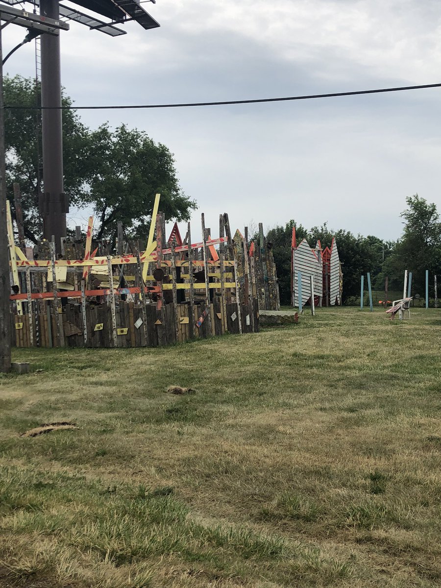 It was fun setting up for the Juneteenth event in Detroit. This is the first Juneteenth event that As In Heaven LLC has put on. I had the pleasure of meeting founders Mikhaella and Alexis and was able to view almost a block full of buildings and sculptors by a local artist Dabls.