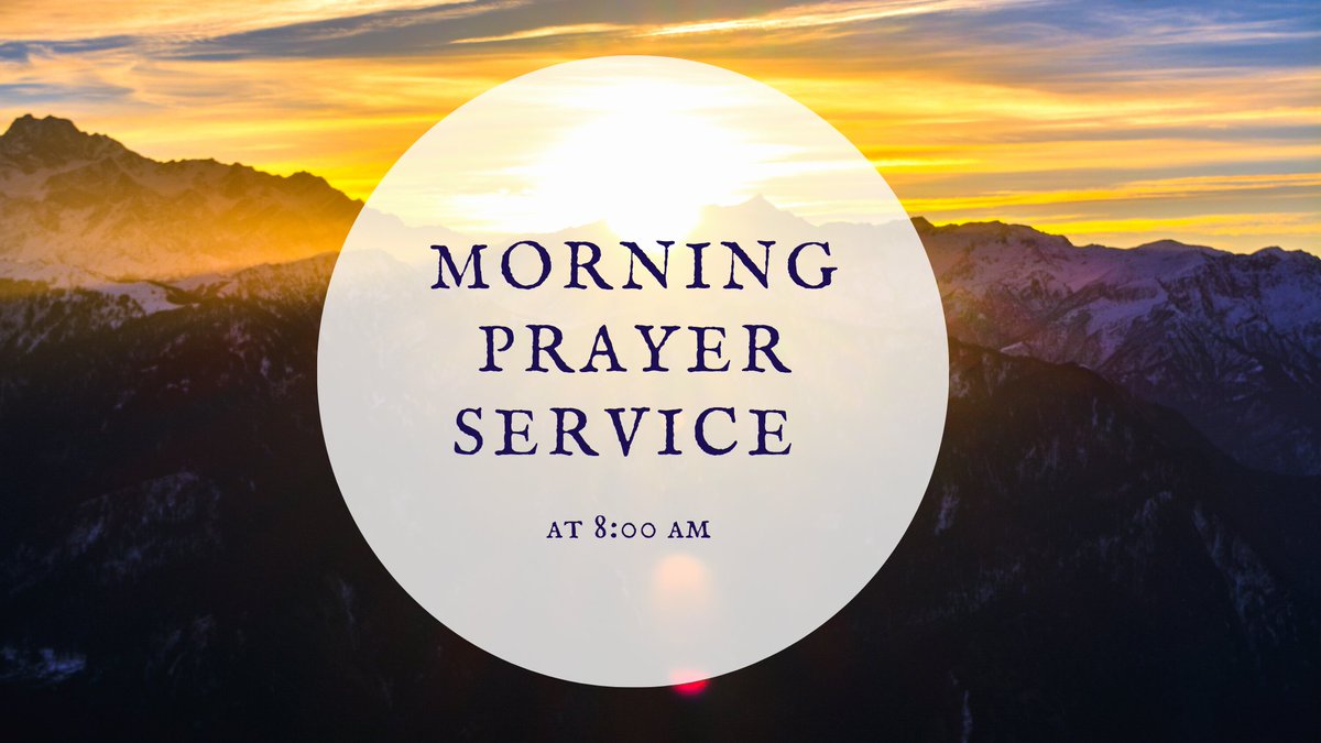 CommunityOlive's tweet image. Join us for Morning Prayer Service this Tuesday at 8am. Please DM us to register for the zoom link.