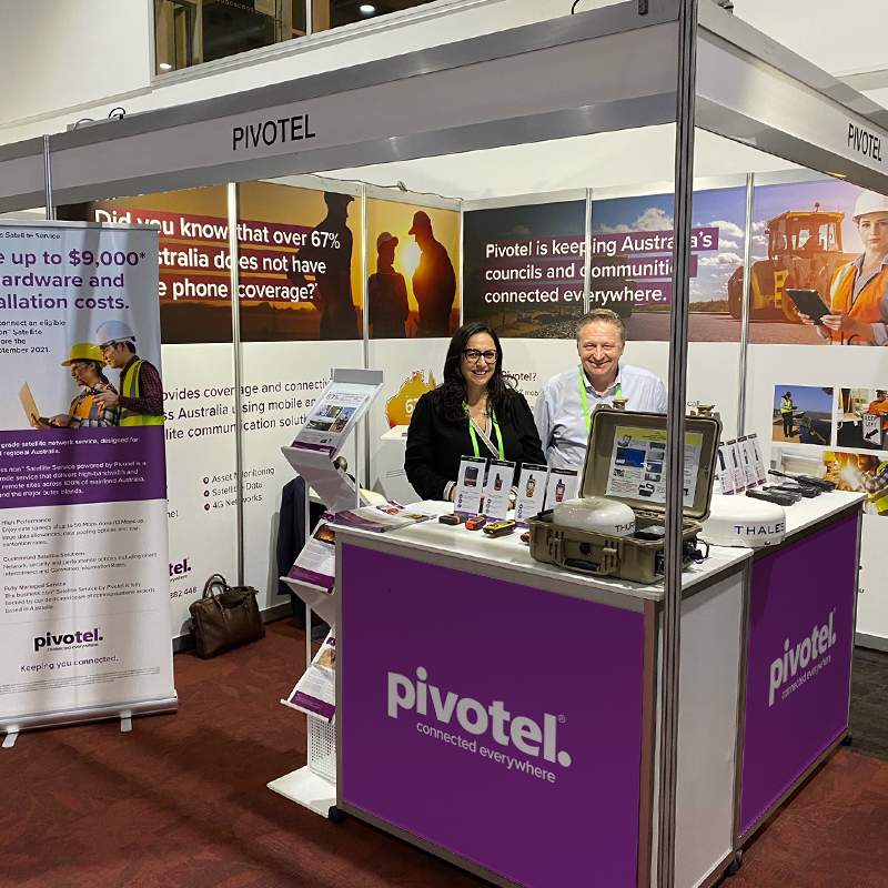 Pivotel's tweet photo. We’re at the @ALGAcomms #NGA21 showcasing our complete range of critical communication solutions that keep your organisation connected everywhere.

Head over to stand 7 to meet the team.

#government #localgovernment #communications #technology #pivotel https://t.co/Rj870WhHBv