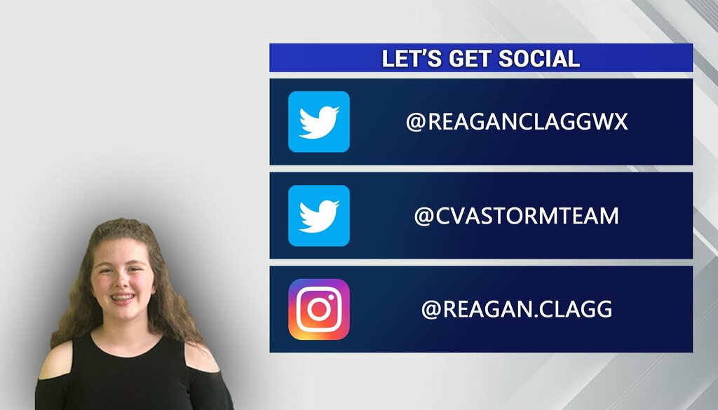 ReaganClaggWX's tweet photo. Hope you had a great Sunday! If you have any questions for me about weather in the coming days... or just have a photo you want to share, then connect with me on social. #STORMTEAM #vawx #dcwx https://t.co/TGcJJsDoyj