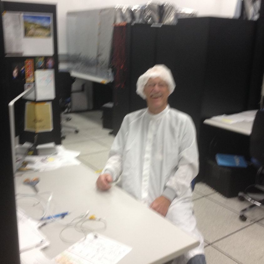 rdcopple's tweet photo. Happy Father's Day, Dad.
When my parents came to Los Angeles, I gave my dad a tour of the Jet Propulsion Laboratories in Pasadena where I work.π
Here he is in the Mars Science Lab where we built the Perseverance Rover.
#NASAJPL #MarsScienceLab #PerseveranceRover #FathersDay2021 https://t.co/8mDrXR3SNV