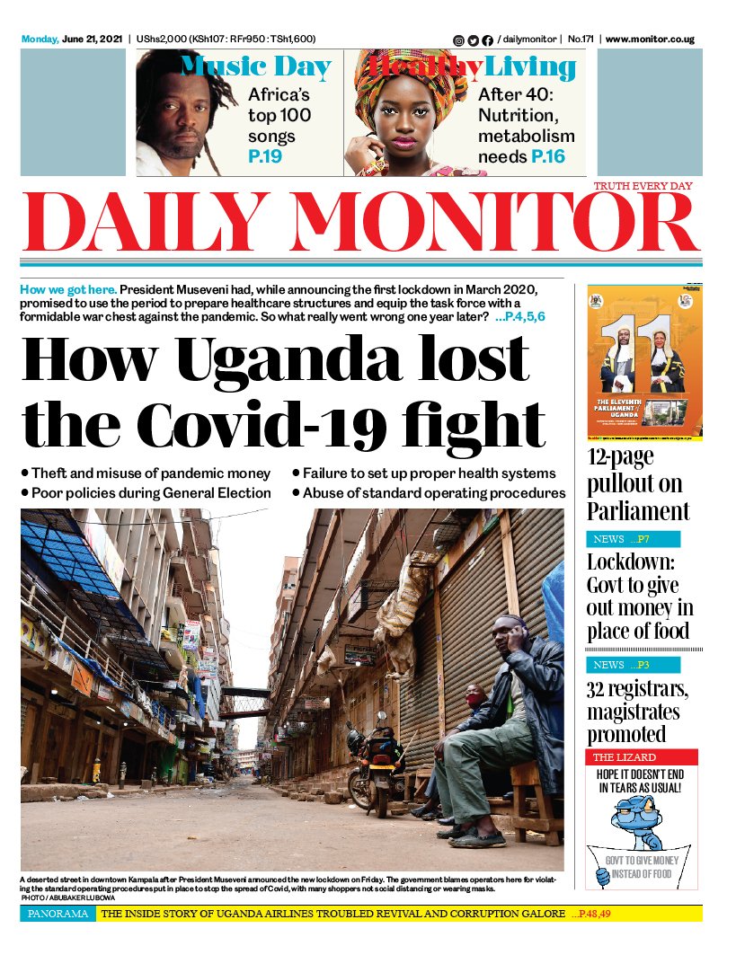 Daily Monitor on Twitter: "How Uganda lost the Covid-19 Get details of this and more stories in your copy of the Monitor. Follow https://t.co/3djTfw2owT to access e-paper #MonitorUpdates https://t.co/FAL2NzpLnb" /