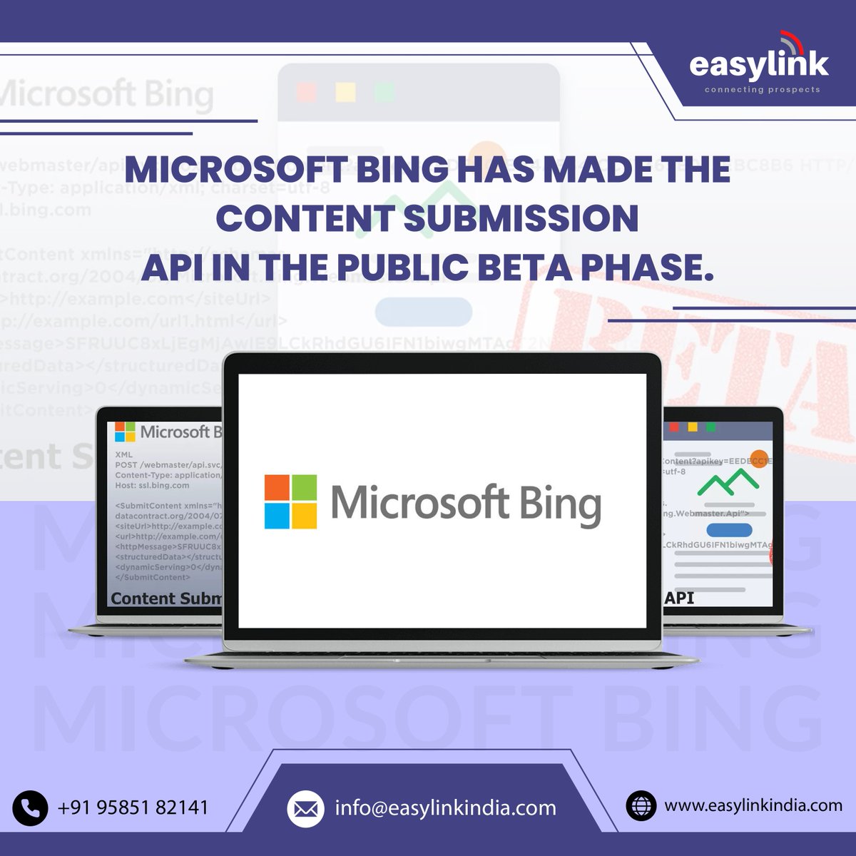 easylinktec's tweet image. Waiting too long for automated crawling process?
Easy set-up for Bing’s Tool: bit.ly/3cxXXzh
#whatisanapi #benefitsofapi #apieconomy #webapi #bingsearchengine #bingwebmaster #apidirectory #microsoft #announced #contentsubmission #beta #crawling #indexing #html #images