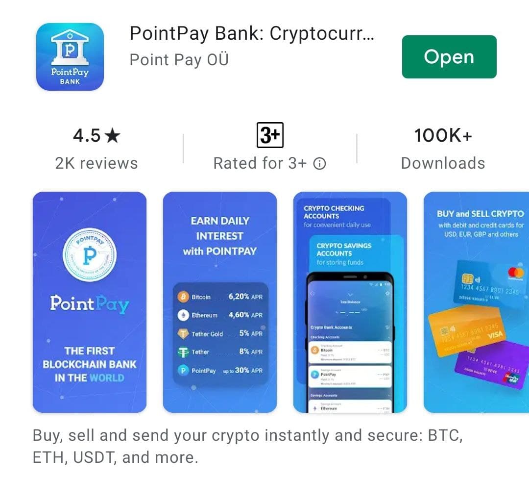 Crypto_Expert80's tweet photo. 🔼New milestone achieved! @PointPay1
 
✅100k+ #downloads with 4.5 #ratings on #Banking Mobile #App.

Don't miss another opportunity to join our #presale now at https://t.co/J66cnxKKUi - #Price increases in 8 hours from $0.40 to $0.45

$PXP #ICO #tokensale #BTC #ETH #BNB https://t.co/isBLnNnX5r