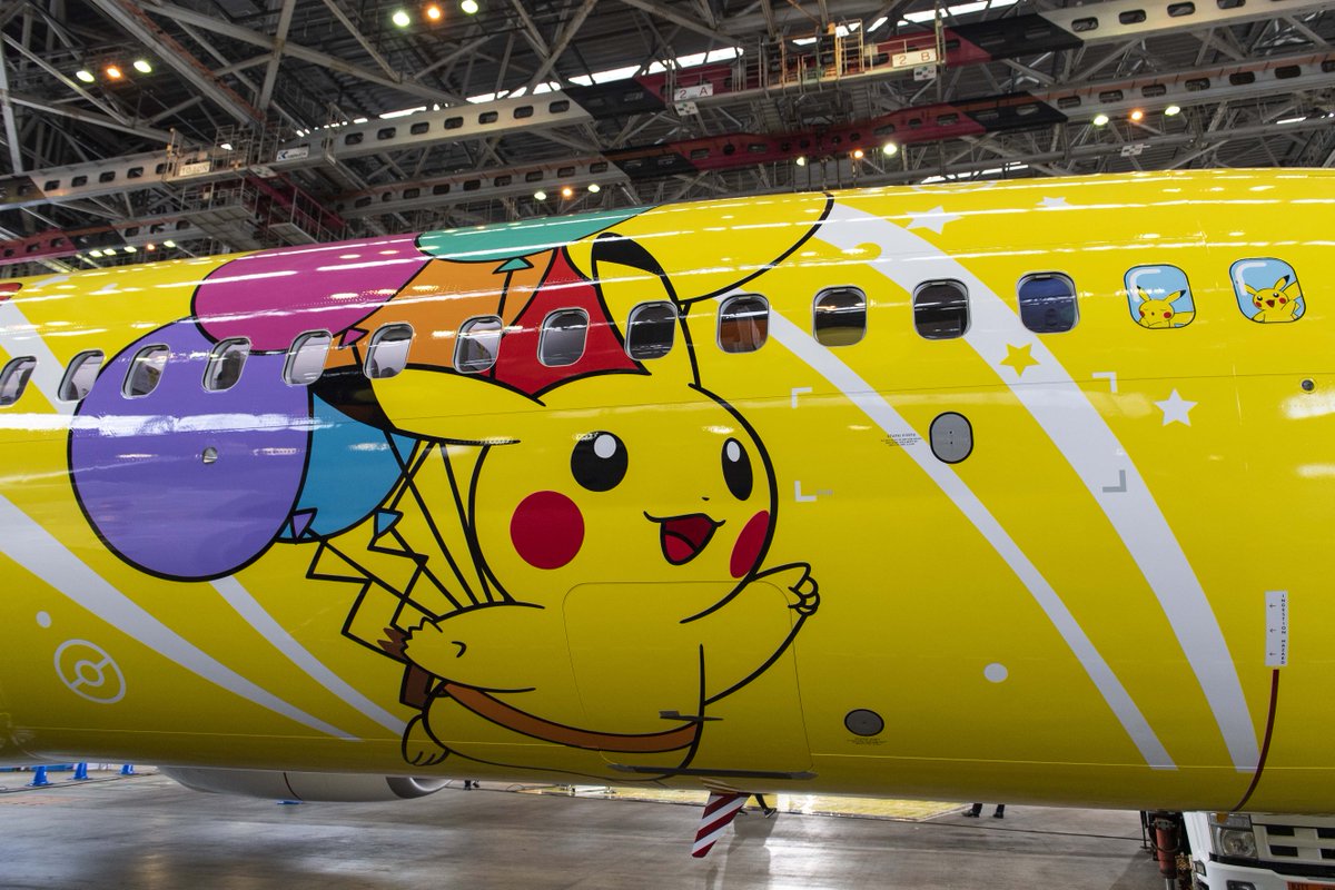 ポケモン情報局 公式 そらとぶピカチュウプロジェクト 始動 大きな ピカチュウジェット も本日初就航です なんと合計10匹も そらとぶピカチュウ が描かれているそうですよ 飛行機の窓をよく見てみると T Co Kggecs15r6 ポケモン情報局 公式 そらとぶピカチュウプロジェクト 始動 大きな ピカチュウジェット も本日初就航です なんと合計10匹も そらとぶピカチュウ が描かれているそうですよ 飛行機の窓をよく見てみると T Co Kggecs15r6
