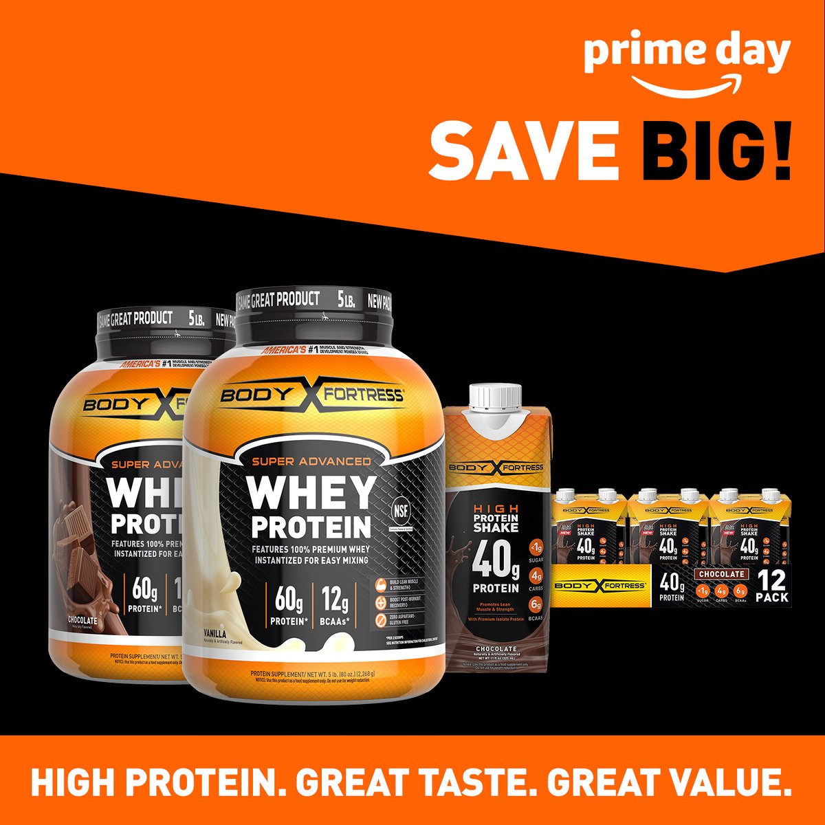 Train Harder.  Recover Faster.  Pick your protein at up to 30% off.  #PrimeDay >> Link in bio ⬆️
