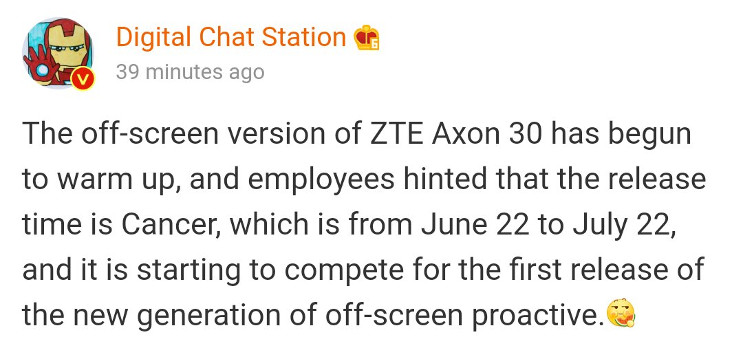 MobNfo's tweet photo. ZTE Axon 30 In-Display camera version might release within 1month between (22nd June to 22nd July)

Last image is ZTE's UPC prototype

Via: https://t.co/oC6NJRSWHb @chat_station

#ZTE #ZteAxon30Ultra #ZTEAxon30 #Indisplaycamera #UPC #UDC #5G  #Nubia #Axon30 #Snapdragon888 https://t.co/hrtsuyUoKk