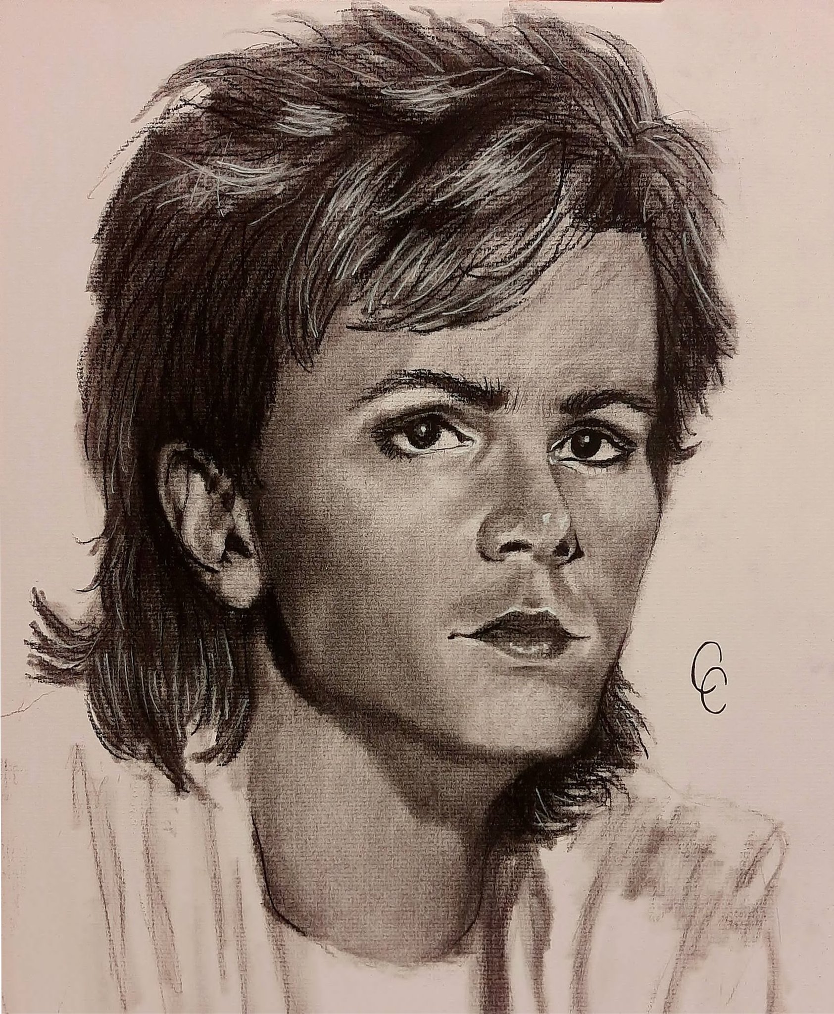 I drew this portrait of John Taylor of duran duran for his birthday~ happy birthday john!!!   