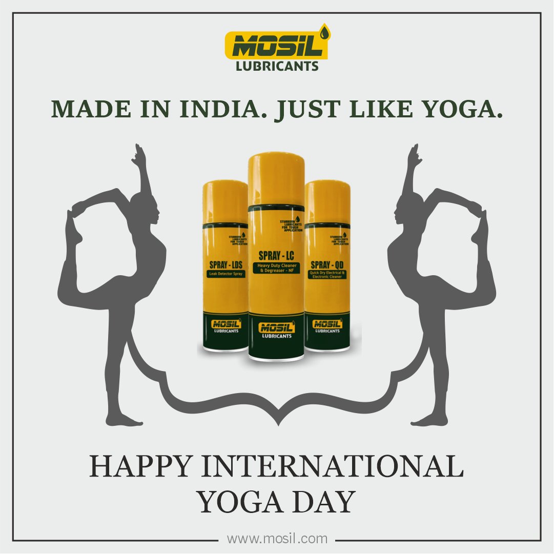 mosillubricants's tweet photo. You cannot always control what goes on outside, but you can always control what goes on inside! Wishing you all a Happy International Yoga Day โจ
Visit ๐: https://t.co/4LrFAPRKfO
#InternationalYogaDay #YogaDay #healthy #fit #Mosil #MosilLubricants https://t.co/f3bQPINkho