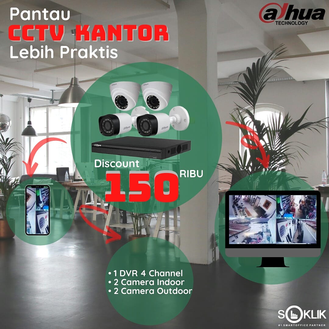 Soklik_com's tweet photo. Potongan harga hari ini sebesar Rp 150.000, berlaku untuk setiap pembelian paket cctv Dahua🤗.

Stok terbatas

Pemesanan Tlp/Wa di 0819 0988 3889 atau Klik Link di Bio.

@soklik_com

#soklik #smartoffice  #solusielektronik #cctvindonesia #cctvdahuamurah #cctv #cctvcamera https://t.co/uOBo1O7NSE