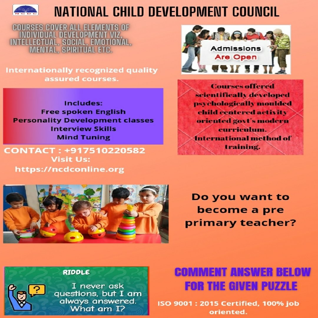 NATIONAL CHILD DEVELOPMENT COUNCIL tweet media