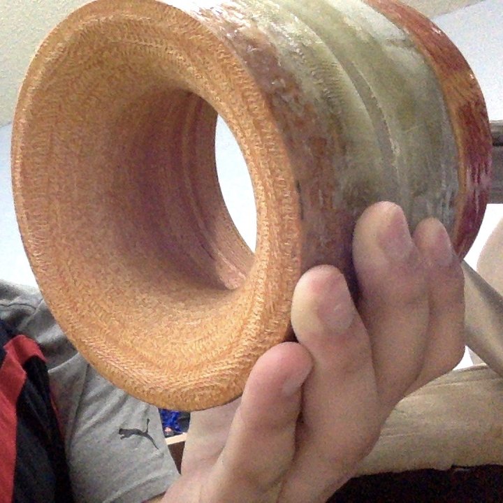 LlokiMk1's tweet photo. Nozzle! It's like....ridiculously light. Also, massive props to people who work with composites, this stuff is gnarly... but amazing. https://t.co/JR6JN14bFE