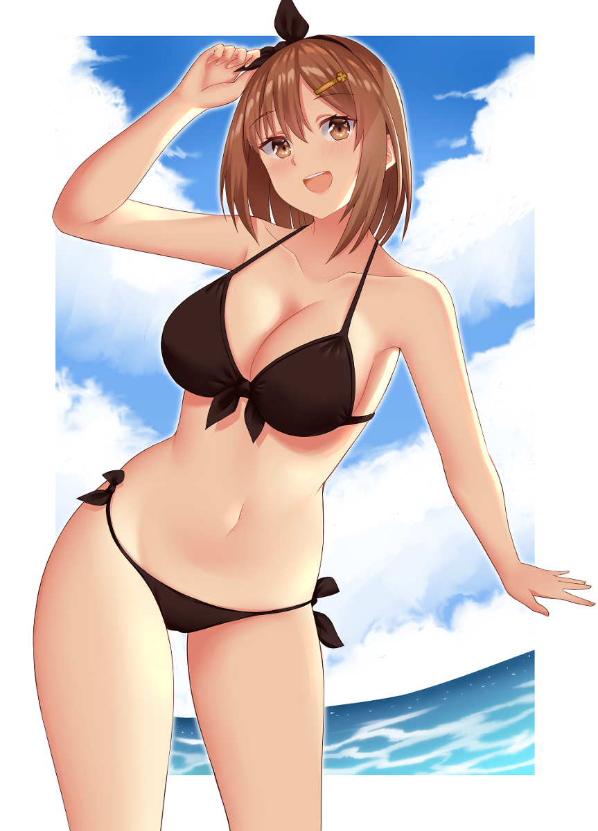 戦国乙女 剥ぎコラ 「ライザのアトリエ」を含むエロ画像|イラスト(新着順)｜4ページ目)