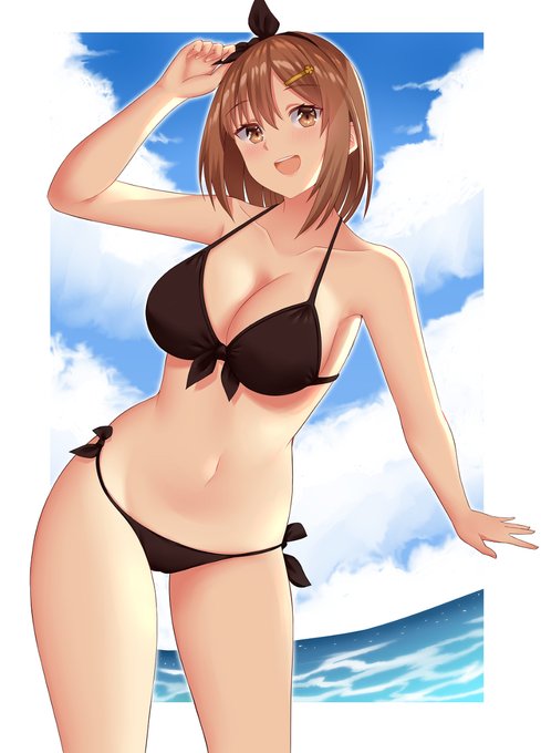 ライザ #ライザリン・シュタウト #ライザのアトリエ #水着 https://t.co/xVuMQ2Jd8A 