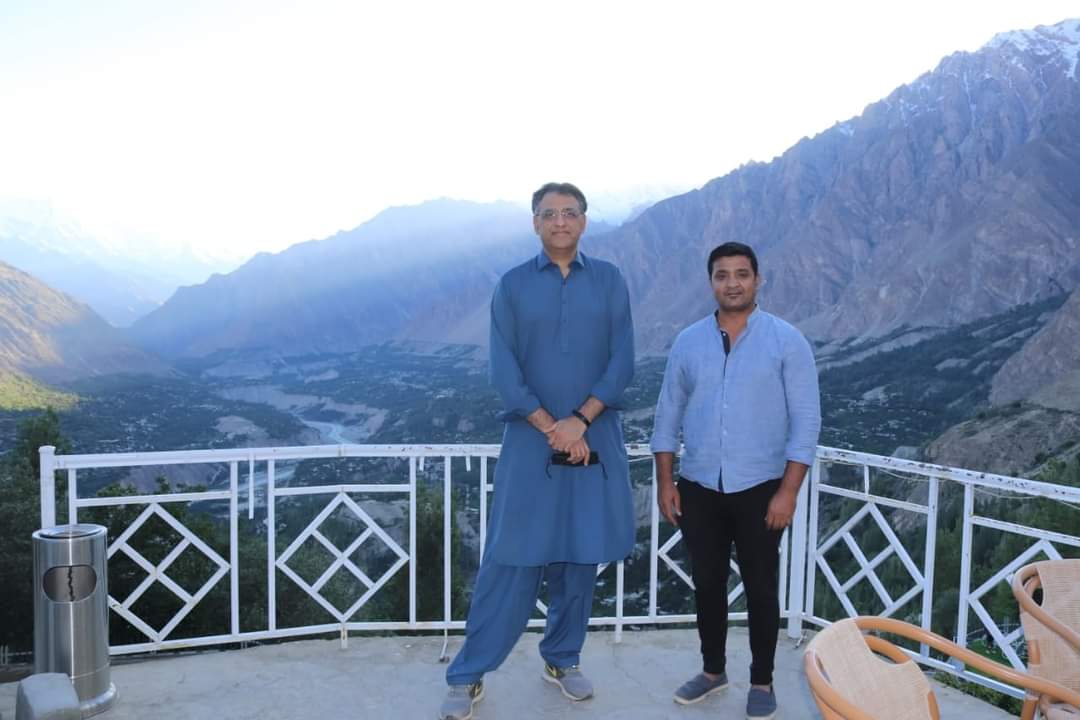 HunzaEaglesNest's tweet photo. It's our pleasure to welcome Mr Asad Umer, Minister PTI at #EaglesNest Hotel, Hunza
🌐 https://t.co/KcI6iaz45X

#AsadUmar #PTI #PTIGovernment #PTIGovt #EaglesnestHotel #Duikar #Duiker #Hunza #Hospitality #HospitalityIndustry #mondaymotivation #monday #mondayvibes #mondaymood https://t.co/ME0rjyPENi