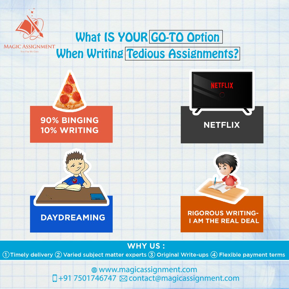 AssignmentMagic's tweet image. Reply to us with an emoji that suits your option best.🙃
On another note, you know where to find us if you need help with your assignments or any other academic help *hint hint😉😉*
#studentlife #OptionsTrading #magicassignment #academichelp @PhDVoice