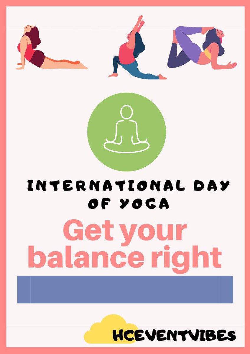 HcEventvibes's tweet image. #InternationalDayOfYoga #yogamakeyoustrong #hcvibes