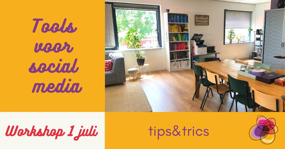 prima_content's tweet image. Wil jij ook meer leren over praktische tools die je kunnen helpen bij het bedenken, maken en plannen van social media tools. Doe dan mee aan mijn workshop op 1 juli a.s.! primacontent.nl/workshop/tools…
#workshop #socialmedia #deventer