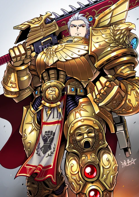 Rogal Dorn #Warhammer #WarhammerCommunity #warhammer40k #WarhammerArt 