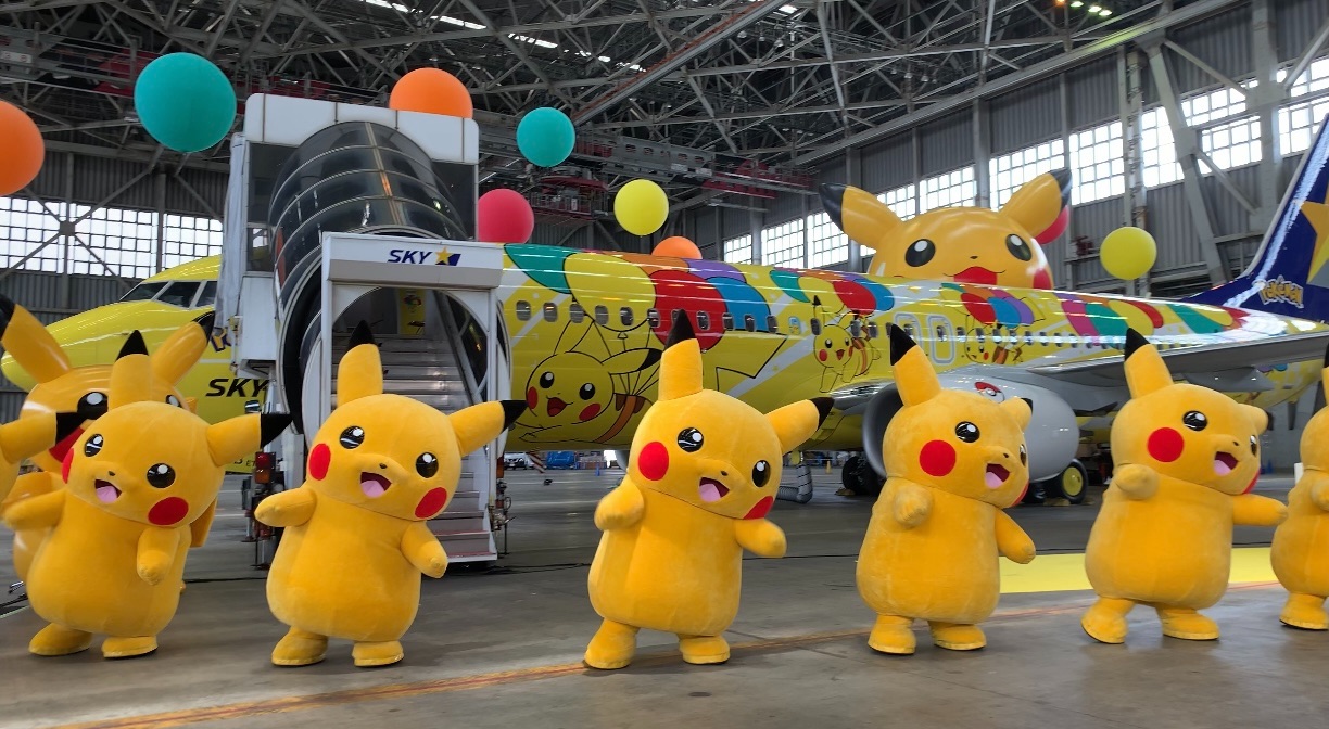 増田順一 Pokemon Hyさんの曲に合わせて ピカチュウダンスも 楽しそうに踊るピカチュウたちを見てたら なんか 泣けた Tot そらとぶピカチュウプロジェクト Pokemon スカイマーク Hy ピカチュウジェットbc ピカチュウ Pikachu