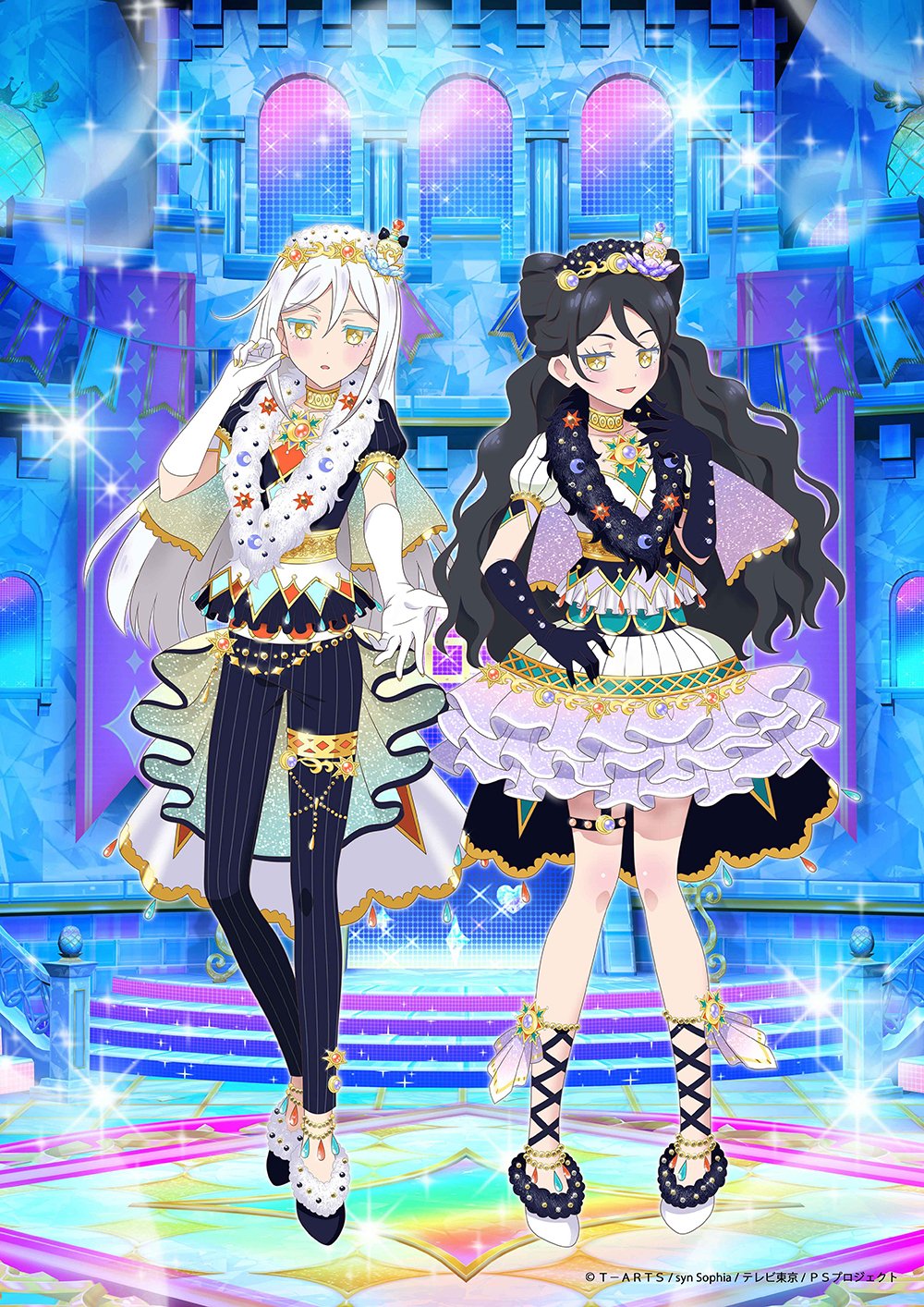 キラッとプリチャン アリス&イブ ソルル&ルルナ クリアファイル