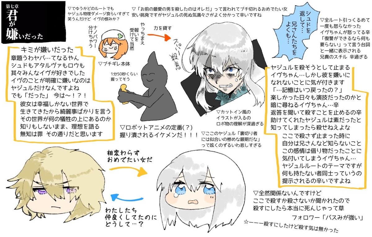 ティアブレイドの感想文書いてたけど途中でオタクが壊れてしまってもう感想付きイラスト🎶とかいう生温い言葉で出せる質量じゃない 