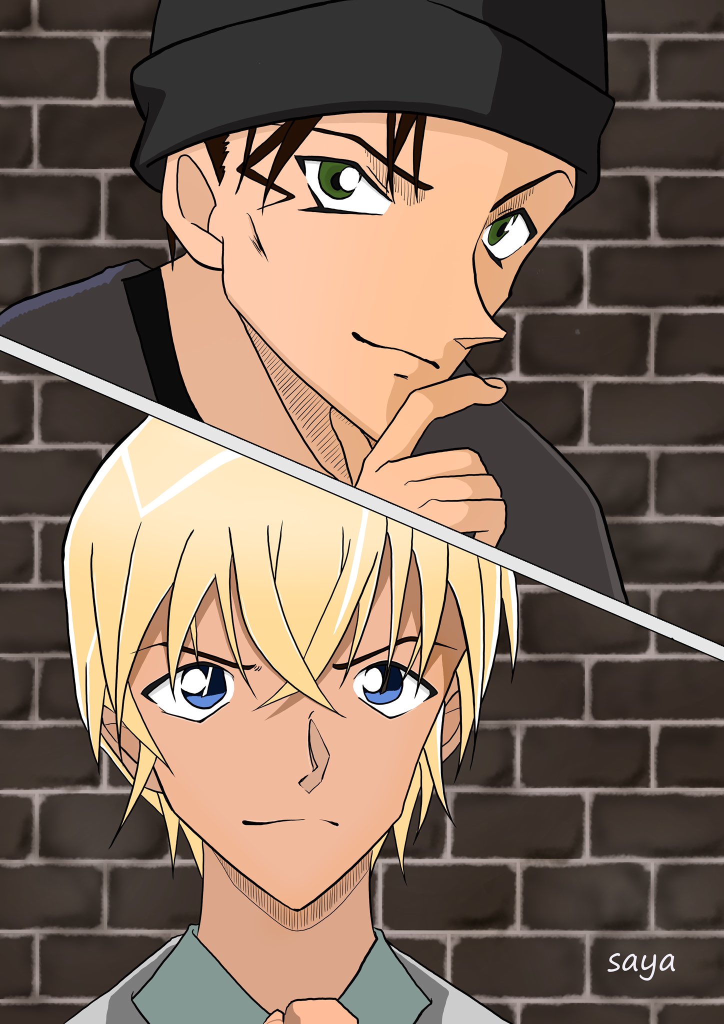 Saya Illustration 赤井さんと安室さん どちら推しですか 私 安室さんです イラスト好きな人と繋がりたい イラスト イラスト初心者 名探偵コナン 灰原哀 コナン好きさんと繋がりたい T Co Pnzibqikgl Twitter