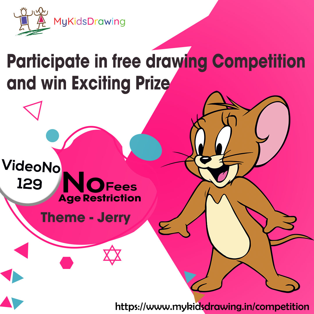 Participate in free drawing competition.
Theme- Jerry
And win Exciting Prizes. 🎁
To participate visit- mykidsdrawing.in/competition
To draw Jerry visit- mykidsdrawing.in/playlist-pages…
👉 
#ParticipateNow #mykidsdrawing #freedrawing #Competition #Jerry #win #ExcitingPrizes #kidsdrawingclass