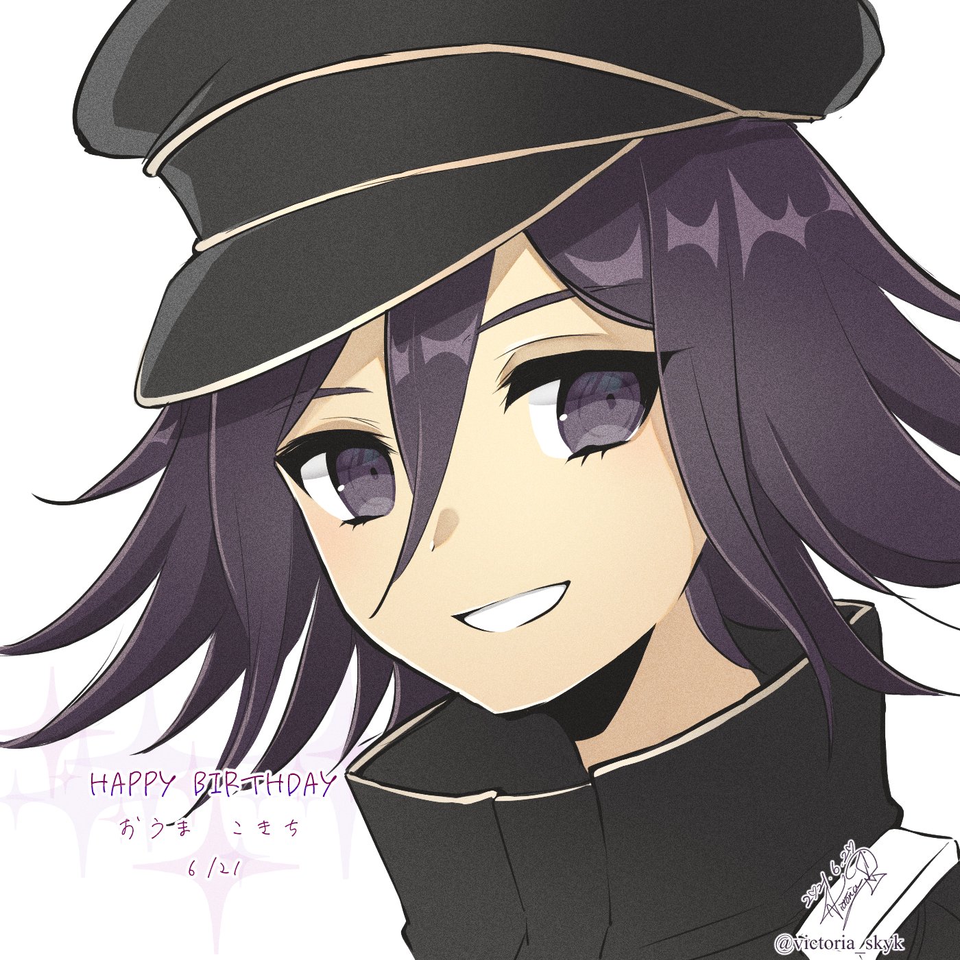 Victoria ビク 王馬くんの誕生日 おめでとー さわやかな王馬くん描きました イラスト Illustration ダンガンロンパ Danganronpa 王馬小吉 王馬小吉生誕祭21 王馬小吉生誕祭 Ouma T Co 13miwfwsbs Twitter