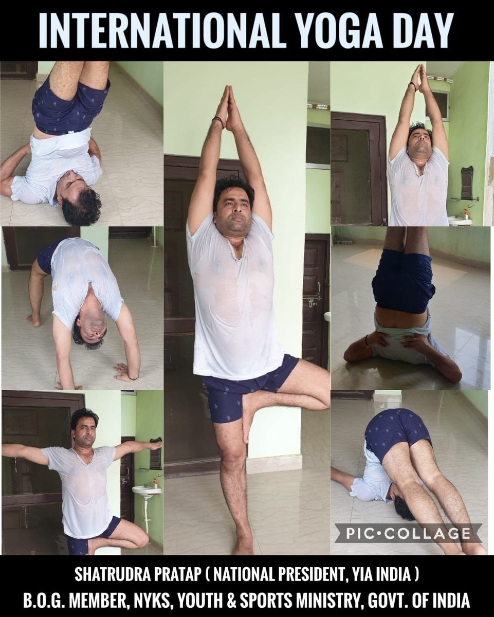 करे योग रहे निरोग 
करे आसन तो हो स्वशासन

#yogaday 
#yogaforwellbeing