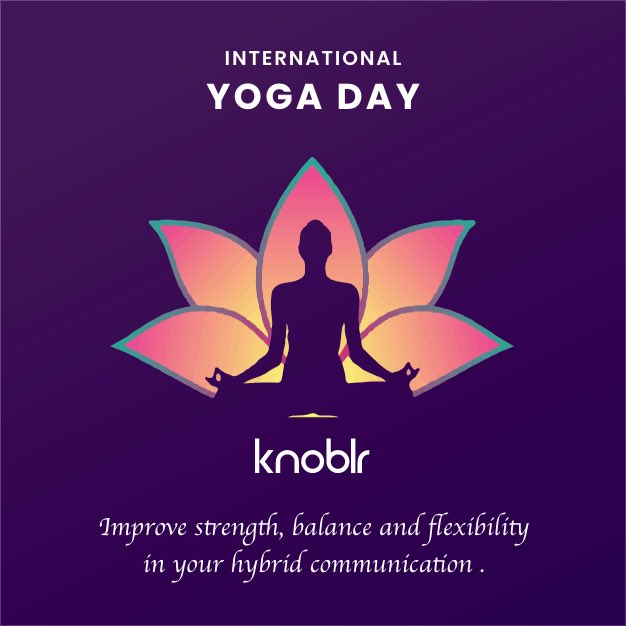 Improve strength, balance and flexibility in your hybrid communication.

Visit us: knoblr.com
Contact us :
Email: team@knoblr.com
Tel No: 8595955055
Toll free No: 1800-889-3656
For any queries join whatsapp - rb.gy/fqbpfc

#knoblr #students #teachers