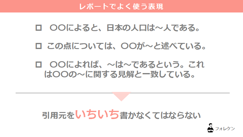 fore_ken's tweet photo. レポートでよく使う表現をまとめました。 https://t.co/E9mWm5degk