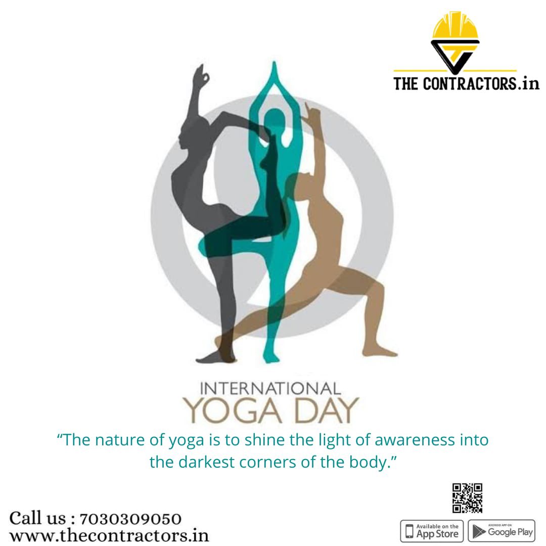 International Yoga Day.

thecontractors.in to know more.
to download our App: onelink.to/g94zes

#architect #architects #pune #punekar #punefoodie #puneblogger #bedroomdecor #roomdecor #bed #tiles #livingroomdecor #livingroomdesign #hall #yoga #yogaposes #yogaday