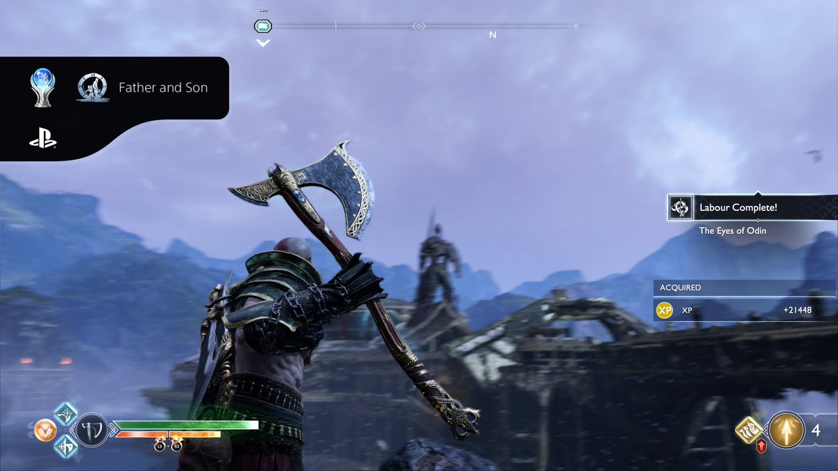 SixStreams's tweet image. God of War
Father and Son (PLATINUM) Finally!!! Really good game.