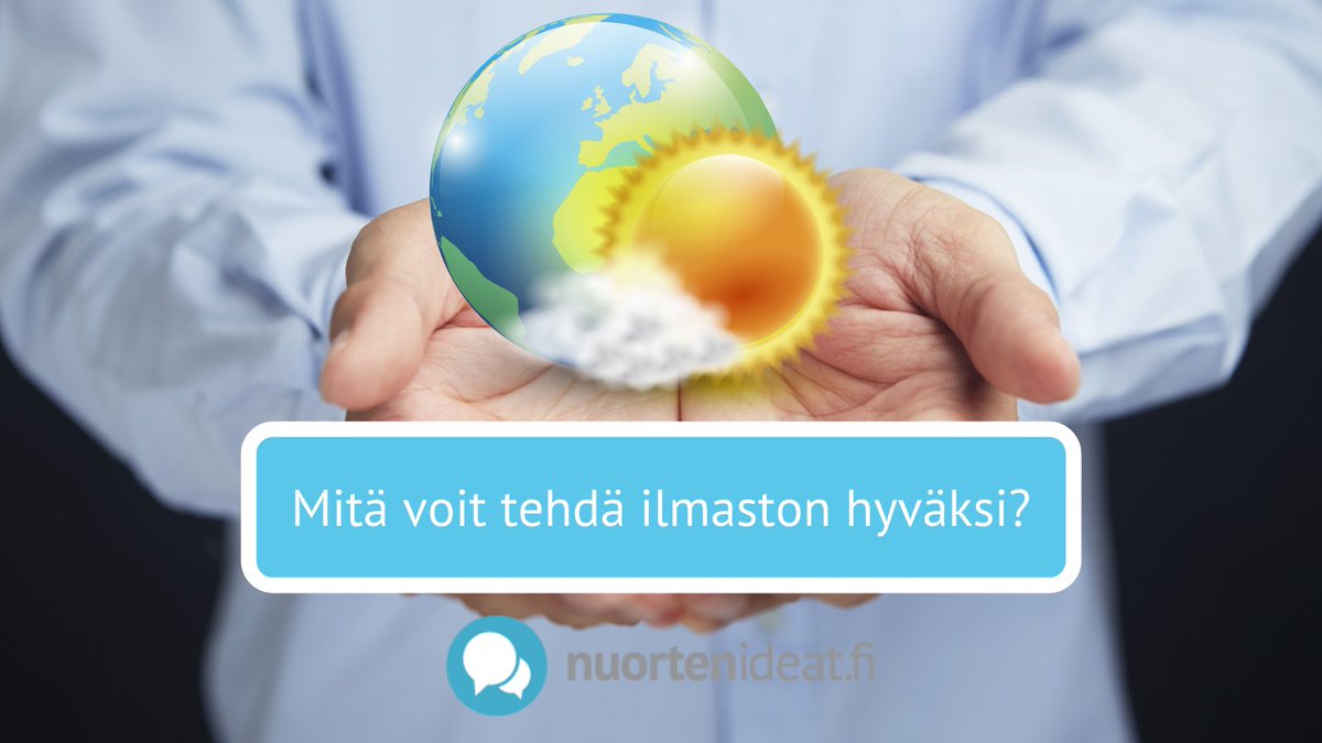 Omilla arjen valinnoilla voi vaikuttaa päästöihin.
Kun olet kaupassa, valitse ympäristöystävällisiä tuotteita. Myös kasvisperäisen ruoan lisääminen ruokavalioon ja liikkuminen lihasvoimalla vähentää päästöjä. 

Lue lisää vinkkejä Nuortenideat.fin IG- tai FB-tililtä! 😎

#ilmasto