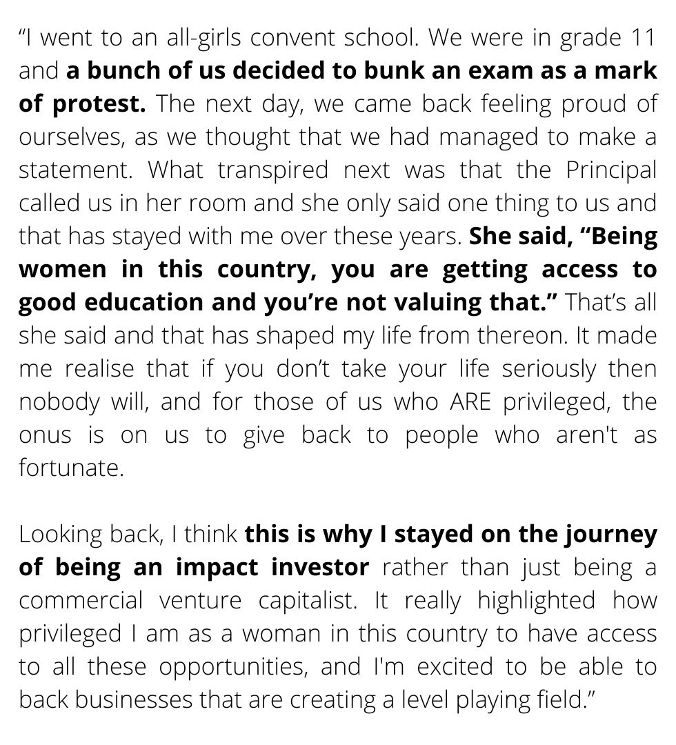 liveFSlife's tweet photo. Aditi Gupta @AGContrarian leading Investments at Asha Impact, shares how her decision to be an impact investor is inspired by an incident from school life. 
Catch the full #podcast episode
Blog: https://t.co/a3RNNySiQ0
Youtube: https://t.co/WNO2Q2PNKi

#FSChangemakers #Investment https://t.co/tHHICbsJCM