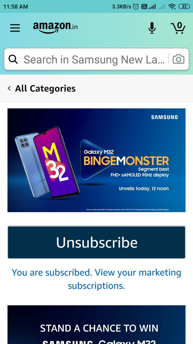 AkshatPethkar's tweet photo. Awaiting #SamsungM32 #SamsungGalaxyM32Contest #AmazonMobileInsider https://t.co/Hc7Nz0afqg