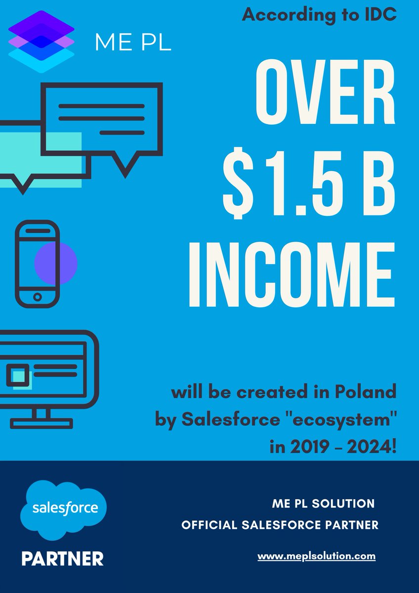 mepl_solution's tweet image. EN:
Grow with Salesforce!
meplsolution.com/over-1-5-b-inc…

PL:
Rośnij z Salesforce!
meplsolution.com/pl/ponad-1-5-m…

#meplsolution #salesforce #crm #technology