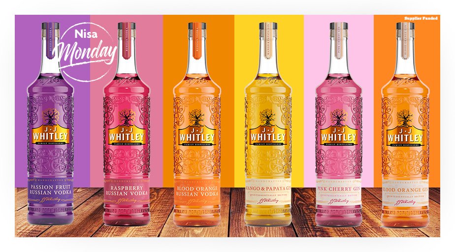 NisaLocally's tweet photo. This #NisaMonday we are celebrating @JJ_WhitleyUK's summer flavours of Gin and Vodka now being available in our stores! RT+FOLLOW for your chance to WIN a bottle of each flavour. Which is your favourite? 🍊 🍒 
T&amp;Cs: https://t.co/ZGKtPtuWUT
Closing Date: 27th June https://t.co/Fsb1wJGkKe