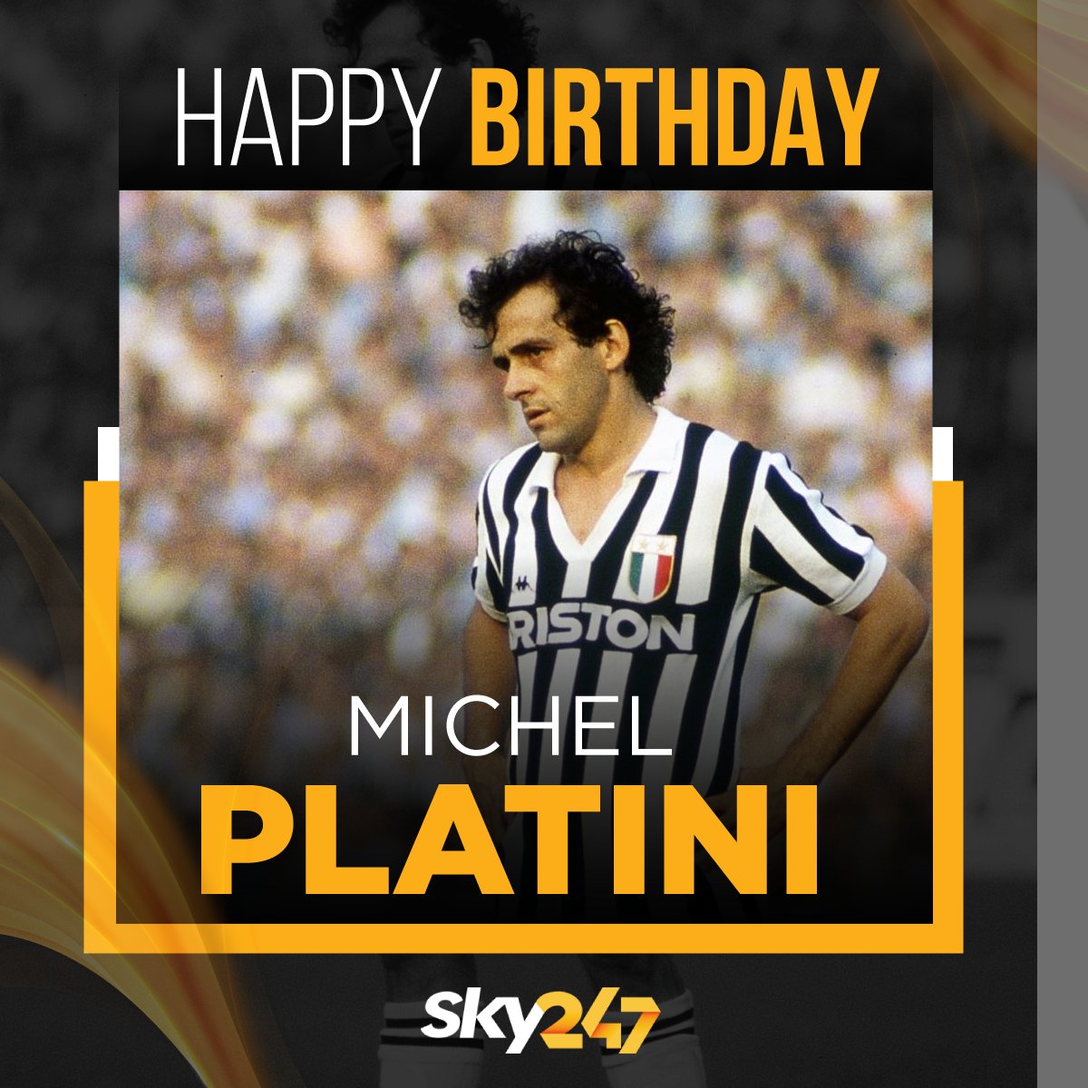 Wishing legend Michel Platini a very happy birthday.    