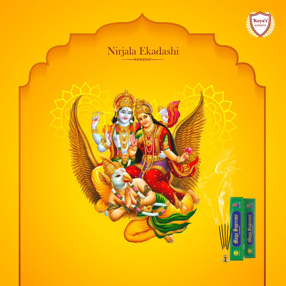 koyasincense's tweet photo. Nirjala Ekadashi Vrat is observed today. On this day devotees worship Lord Vishnu to seek his blessings. It is also known as Pandava Bhima Ekadashi. According to Brahma Vaivarta Purana, Bhima observed Nirjala Ekadashi once a year as per Sage Vyas advise

#Nirjalaekadashi #koyas https://t.co/5TqZCKeuMd