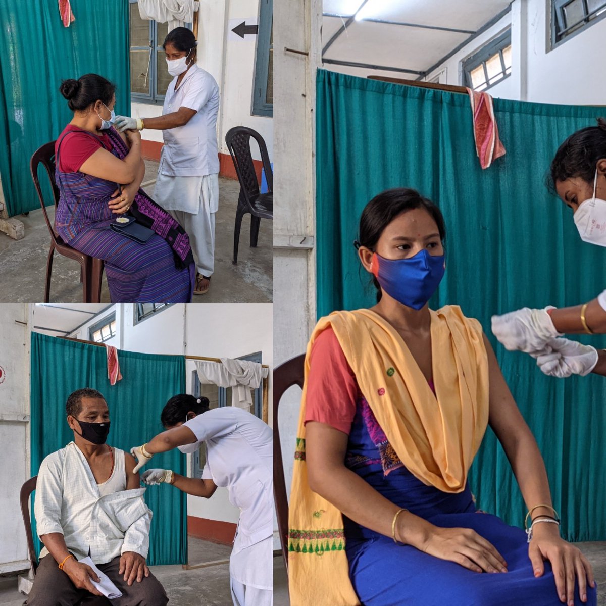 Completing the vaccination with 2nd dose of #Covaxin Thank you @nhmbaksa @PomiBaruah @nath_ngatey @PramodBoroBTR @keshab_mahanta @drharshvardhan @MoHFW_INDIA #Barama #PHC