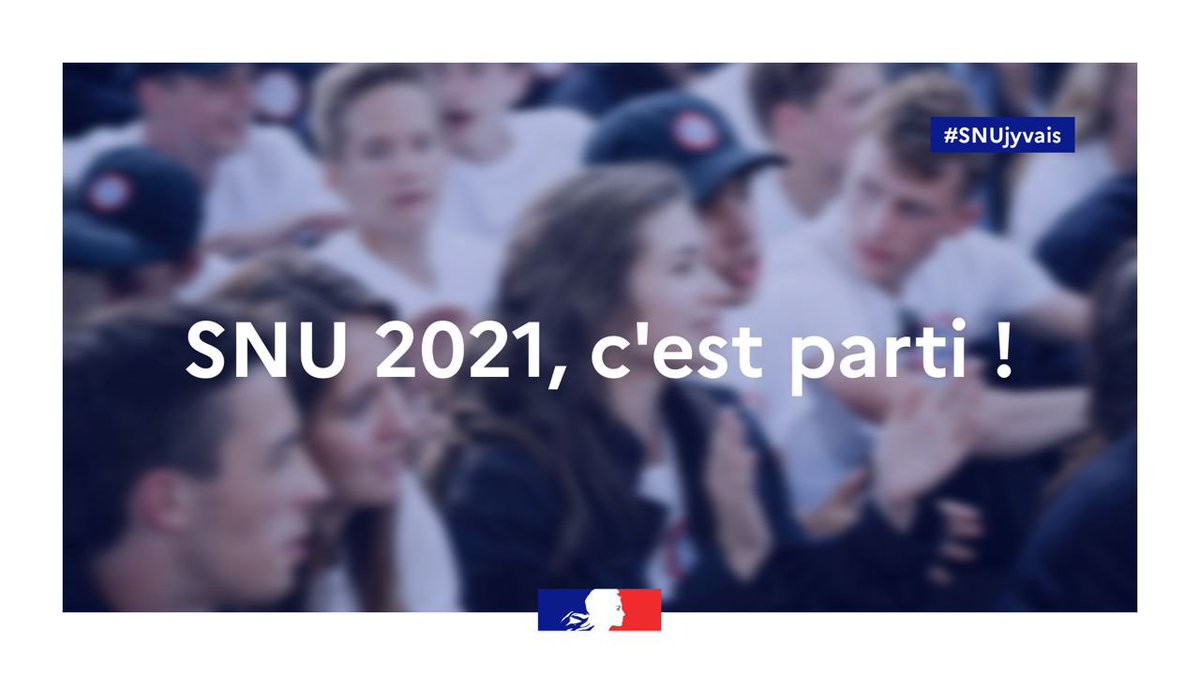 sarahelhairy's tweet photo. 🔴 SNU 2021, c’est parti ! 
Des séjours de cohésion avec : 
✅ 18 000 jeunes volontaires 
✅ du 21 juin au 2 juillet 
✅ répartis dans 122 centres, dans tous les départements français. https://t.co/MpZLvi30p2