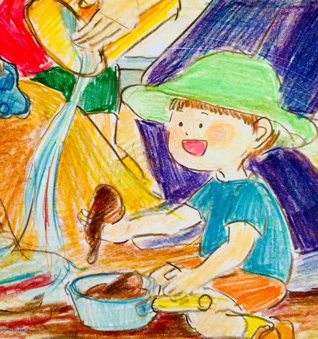 泥遊びのtwitterイラスト検索結果 古い順