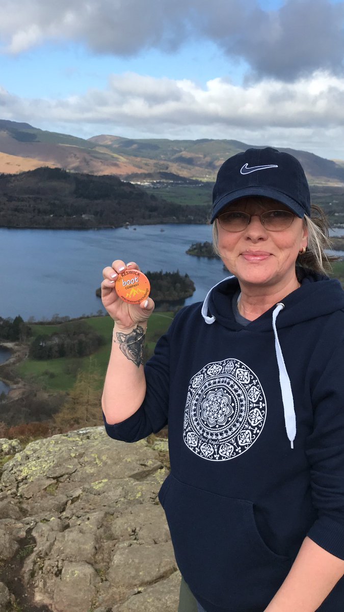Please help us say a massive congratulations to <a href="/Mostle/">Mrs.Pedalbelly</a> who is our Epic #KbcWainwrightchallenge winner thanks again to everyone who took part you raised over £5500 for Cumbrian Down syndrome support #MondayMotivaton #getoutside #SummerSolstice