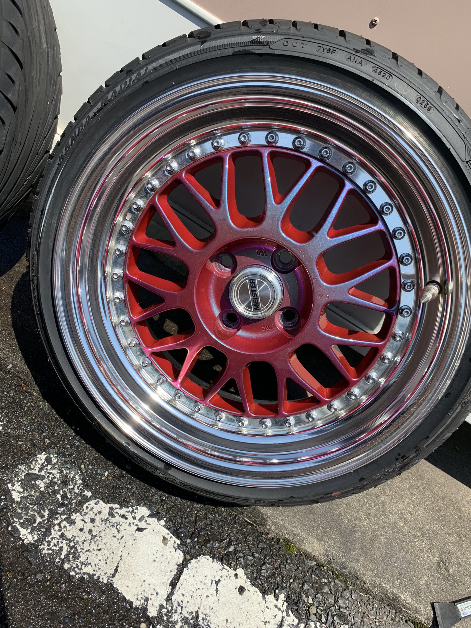 M1マイスター    アンダーソン M5クロス Yahoo!オークション -「work マイスター m1」(ホイール) (タイヤ