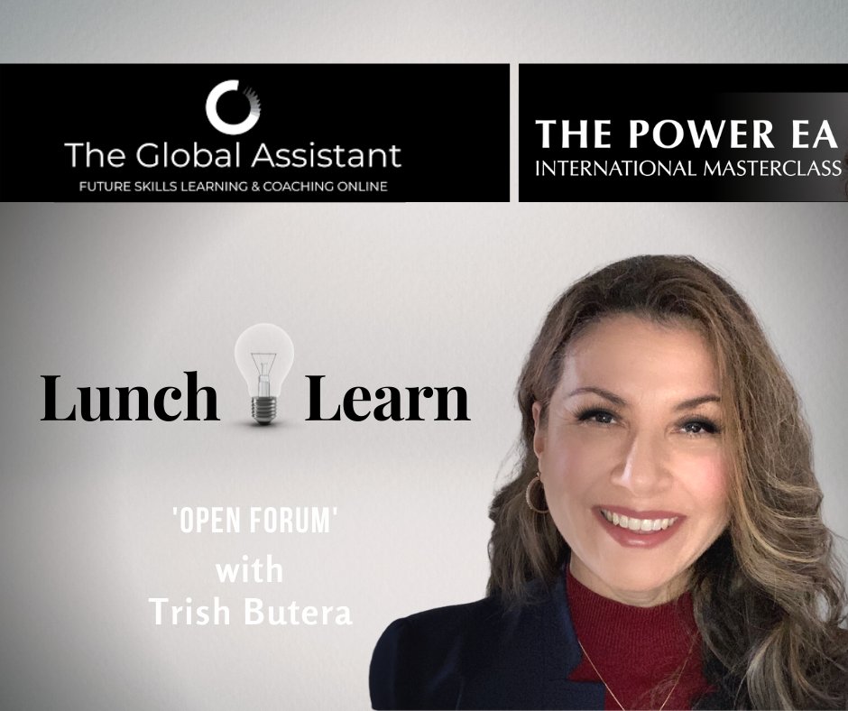 'Open Forum' Lunch 'n Learn with Trish Butera
📅Tuesday June 22nd 1:00pm - 1:30pm [GMT]
📍 Virtual. Free to Attend bit.ly/TBOpenLnL
Covering a range of questions from Rebuilding our presence to skills and qualities business is looking for now. See you there!